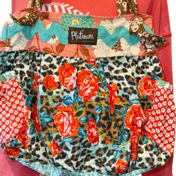 MATILDA JANE cheetah floral women’s girls’s TOTE BAG PURSE - Picture 11 of 12